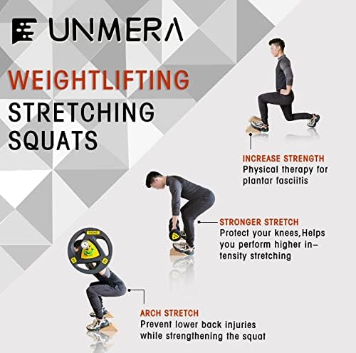 UNMERA Squat Wedge Block Non Slip for Heel Elevated Squats, 2PCS - Image 4