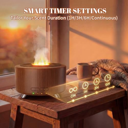 500ML Retro Vinyl Essential Oil Diffuser for Home - Image 3