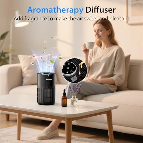 Air Purifiers for Bedroom Home up to 1200Ft²,Small Air Purifier for Home - Image 6