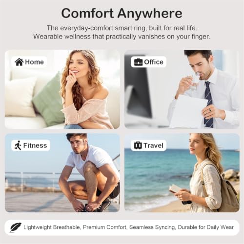Smart Ring for Women Men, Sleep Activity Health Tracking Ring - Image 6