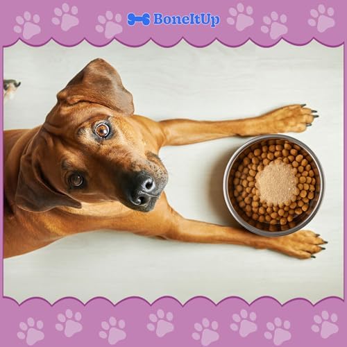 BoneItUp Dog Bone Broth Powder - Made with Real Beef & Chicken, Nutritious & Hydrating Dog Bone Broth Topper for Picky Eaters - Healthy Joints, Coat, Digestion Support (30 Servings) - Image 6