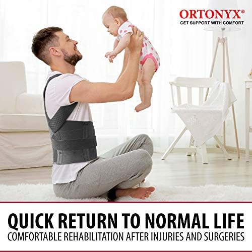 ORTONYX Comfort Posture Corrector for Men and Women Clavicle and Shoulder Support Back Brace, Fully Adjustable / 656A-X-Large - Image 6