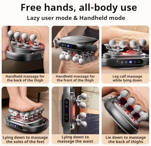16-Head Deep Tissue Massage Gun, 20-Speed 9-Mode Percussion Massager - Image 7