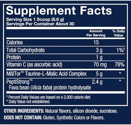 BodyTech Recovery Pep – Peptides Powder with 2.4g PeptiStrong - Citrus (9.1 oz./30 Servings) - Image 2