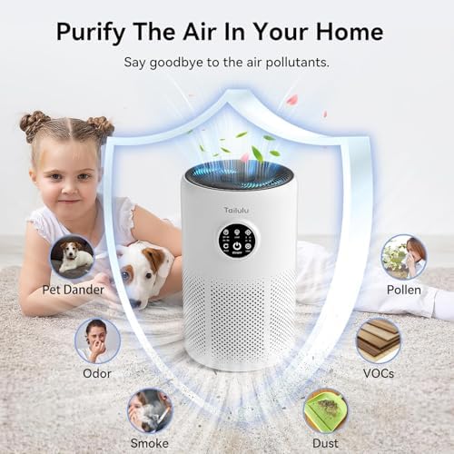 Tailulu Air Purifiers for Home Bedroom with Washable Filter Up to 1360 Ft² - Image 6
