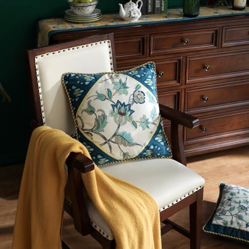 patdrea Designer Velvet Couch Throw Pillow Cover,Set of 2,18"x18"-NoahC - Image 2