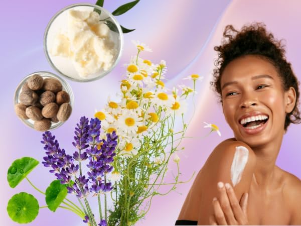 Essentially KateS Lavender + Chamomile + CICA Cream Lotion 4 Fl Oz - Calming, Soothing, Relaxing, Hydrating. - Image 5