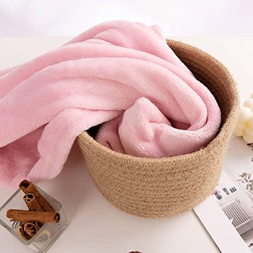 NANPIPER Baby Blankets, Super Soft Fleece Fuzzy Blanket for Toddler, Luxury Cozy Lightweight Microfiber Plush Blanket-Throw Size 30"x40",Pink - Image 4
