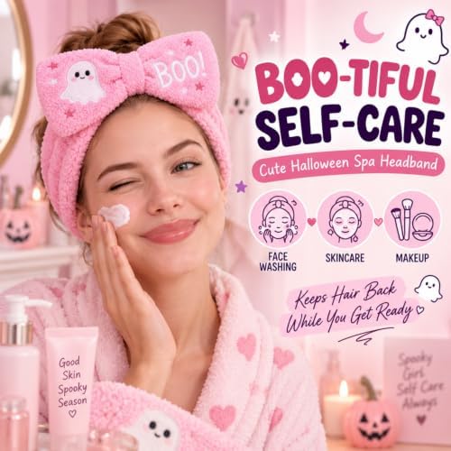 Pink Halloween Boo Basket Stuffers Gift Set for Women Including Glass Cup - Image 4