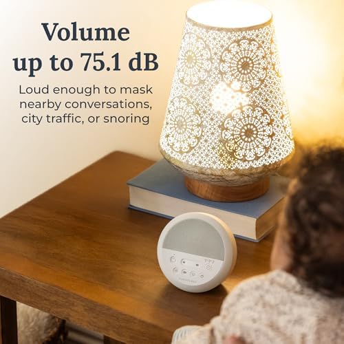 Yogasleep Nod White Noise Sound Machine, With Soft Night Light & Sleep Timer, 20 Sound Options Including Lullabies, Nature & Pink Noise, Sleep Aid For Baby & Adults, Noise Canceling For Office Privacy - Image 5