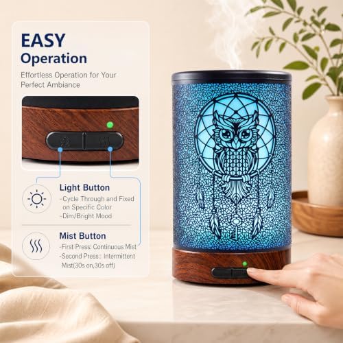 EQUSUPRO Essential Oil Diffuser for Home Fragrance & Aromatherapy 150ml - Image 4