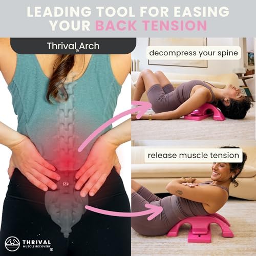 Thrival Arch Back Stretcher, Psoas Muscle Release Tool, Pink - Image 2