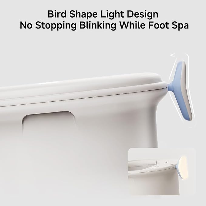 11.5-inch Foot Spa with Four Detachable Electric Massage Turntables, Featuring Circular Water Column Surfing Technology, Built-in Timer, and Intelligent Water Temperature Control - Image 7