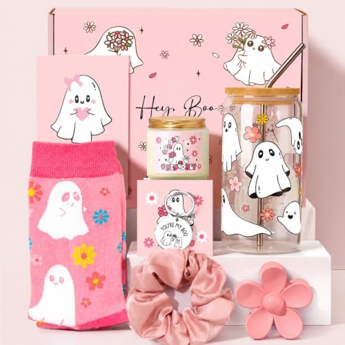Frerdui Boo Basket Stuffers for Teen Girls Women, Spooky Gift Basket by Frerdui