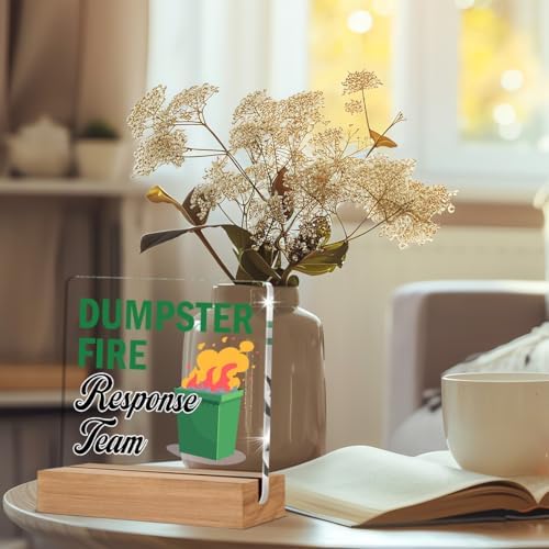 Dumpster Fire Desk Accessories, Funny Office Gifts for Women Men Coworkers - Image 5