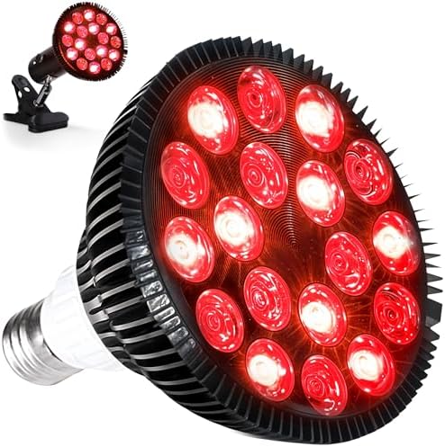 LifePro Infraglow Red Light Therapy Bulb - 18 LEDs Red Light Therapy Lamp by Unknown