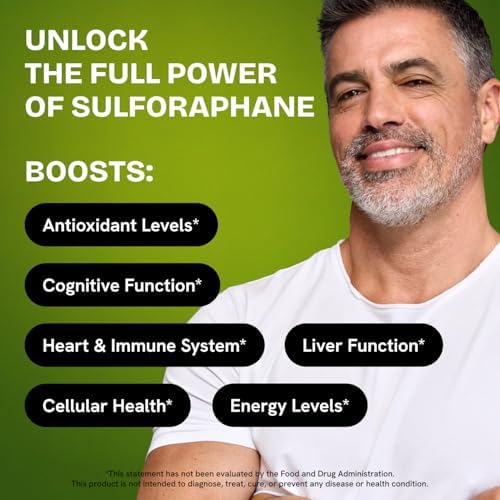 Liposomal Sulforaphane Supplement Organic Broccoli Sprouts, 700mg, 240 Caps - Image 3