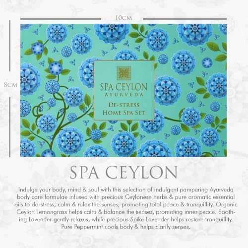 SPA CEYLON De-stress Home Spa Set, Ayurvedic Spa Gift Kit, Natural Pampering Set - Image 4