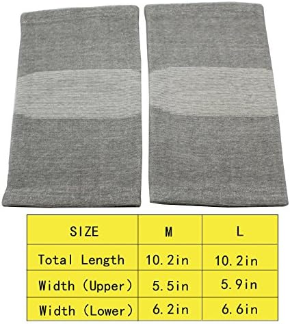JUMISEE (One Pair Cotton Knee Sleeves for Knee Support, Circulation Improvement & Pain Relief Compression Knee Brace - Image 6