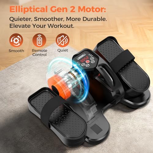 ESL Under Desk Elliptical, Electric Elliptical Leg Exerciser for Seniors - Image 2