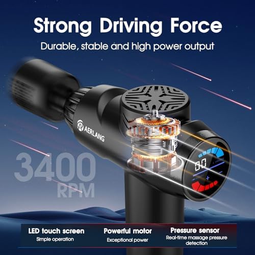 AERLANG Massage Gun with Heat and Cold,Massage Gun Massage Gun Deep Tissue - Image 4