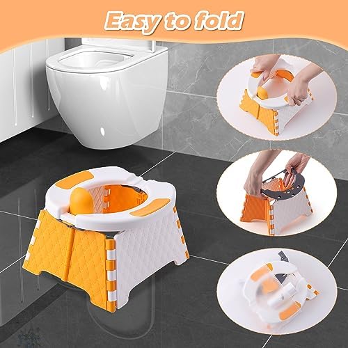 Travel Potty for Toddlers, Portable Foldable Toilet Training Seat - Image 3
