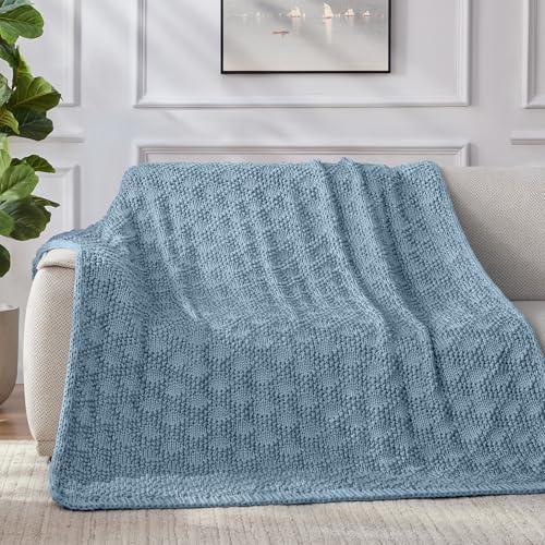 Anysay Knitted Weighted Blanket for Adult,Chunky Knit Throw 48''*72'' 15lbs - Image 7
