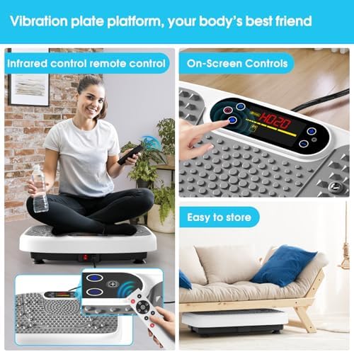 SoftGym Vibration Plate Exercise Machine for Lymphatic Drainage & Fitness - Image 2
