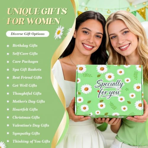 Birthday Gifts for Women, Daisy Self Care Gift Baskets for Women - Image 7