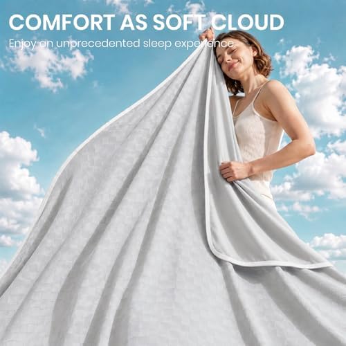 Topcee Cooling Blanket 108"x90" for Hot Sleepers Summer Cold Blanket - Image 6