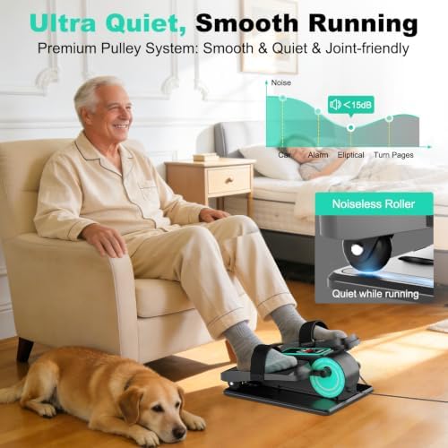 TDH Under Desk Elliptical Machine Leg Exerciser Electric - Image 6