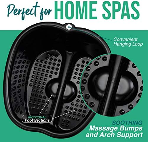 AllSett Health Foot Soaking Bath Basin – Large Size for Soaking Feet | Pedicure and Massager Tub for At Home Spa Treatment | Callus, Fungus, Dead Skin Remover - Image 3