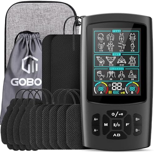 28 Modes TENS Unit Muscle Stimulator for Pain Relief by GOBOK