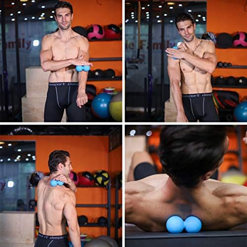 5BILLION FITNESS Peanut Massage Ball - Double Lacrosse Massage Ball & Mobility Ball for Physical Therapy - Deep Tissue Massage Tool for Myofascial Release, Muscle Relaxer, Acupoint Massage - Image 6