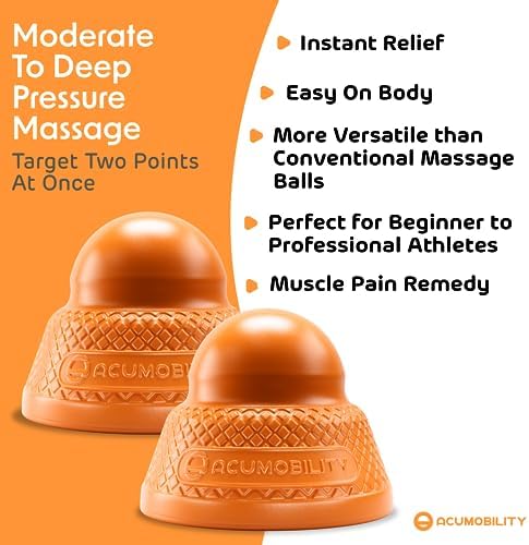 Acumobility Massage Ball Roller 2 Pack - Trigger Point - Massage Balls - Image 3