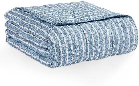 L'AGRATY Weighted Blanket - 48"x72" 15lbs Cooling Breathable Heavy Blanket Microfiber Material with Glass Beads for Adult All-Season Summer Fall Winter Soft Thick Comfort by LAGRATY