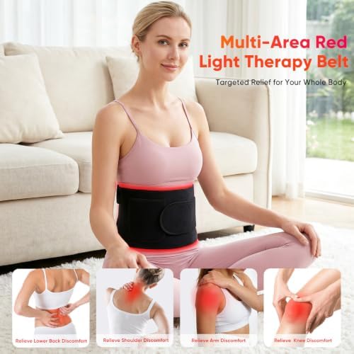 Red Light Therapy Pad, 105LED 660nm 850nm Infrared Light Wrap - Image 5