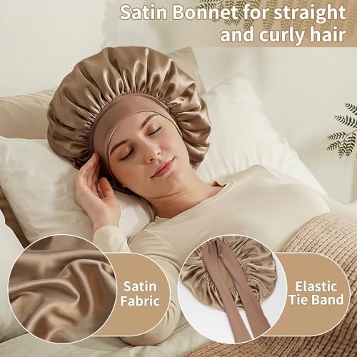 Self Care Gifts Baskets for Women, Spa Care Package for Women, Birthday Gift Get Well Soon Gifts Thinking of You Gift Baskets Summer Home Spa Set with Bonnet & Massgae Comb for Mom Friends, Brown - Image 6