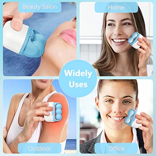 Ice Roller Double Ended, Ice Roller for Face & Eye Puffiness Relief, Ice Face Roller Massager for Migraine Pain, 2 in 1 Facial Ice Roller Skin Care Tool for Whole Body Minor Injury Cold Compress - Image 6