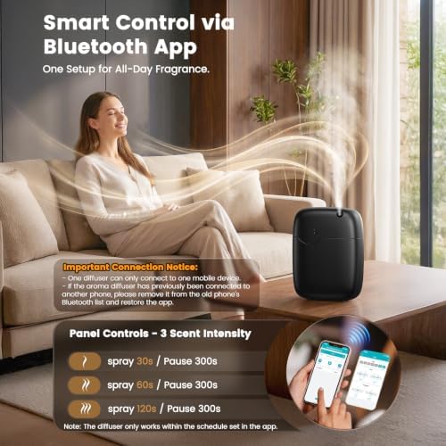 XEITIN Waterless Essential Oil Diffuser 2 x 100mL Hotel Scent Oil 3000sq.ft - Image 3