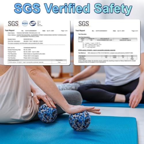 Deep Tissue Massage Ball for Exercise & Recovery - SGS Certification - Image 2
