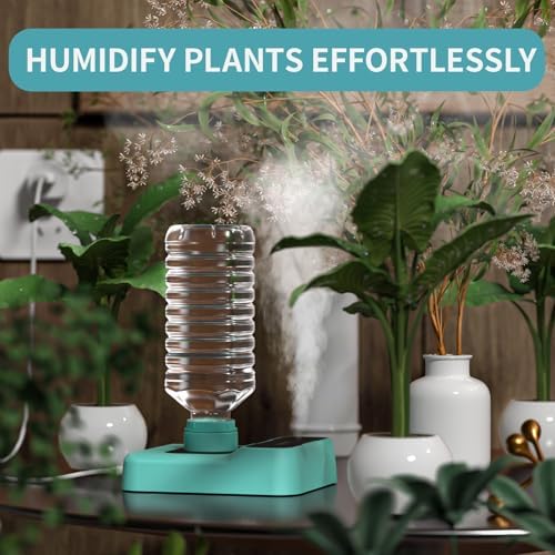 Travel Humidifier, Portable Small Humidifier for Plants, Bedroom, Office, Hotel or Car, Battery Operated Mini Cool Mist Humidifiers, Quiet 23dB, Auto-off, Night Light & BPA-Free, Green - Image 3