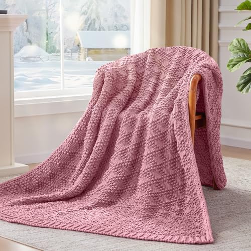 Anysay Knitted Weighted Blanket for Adult,Chunky Knit Throw 48''*72'' 20lbs - Image 5