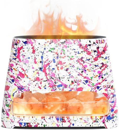 SALKING 2-in-1 Himalayan Salt Lamp for Home & Essential Oil Diffuser, 150ml by SALKING