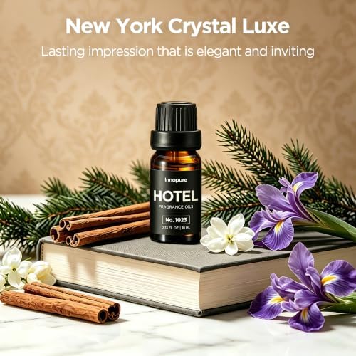 InnoGear 150ml Essential Oil Diffuser 2 Hotel Collection Fragrance Oil Gift - Image 6