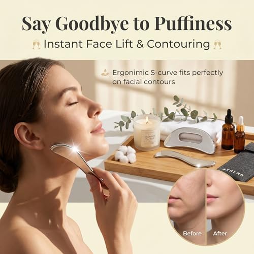 Stainless Steel Gua Sha Tool Ergonomic Body Muscle Scraping Massage Scraper - Image 4