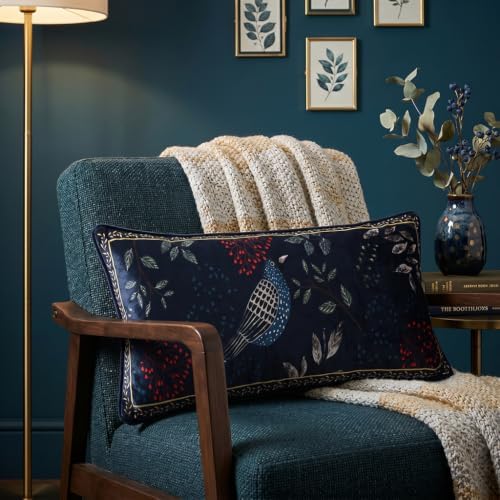 patdrea Designer Velvet Throw Pillow Cover,Set of 2,12"x20"-Doodle A - Image 2