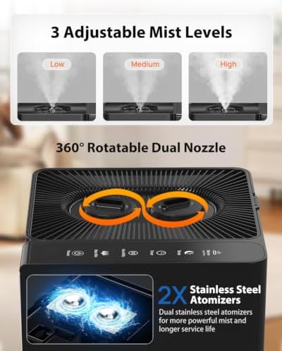 Mifasol Cool Mist Humidifier Large Room, Whole House Humidifiers for Home - Image 6