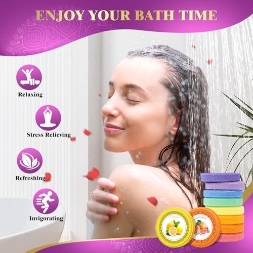 Qivatex Shower Steamers Aromatherapy, SPA Relaxation Shower Bombs for Women - Image 2