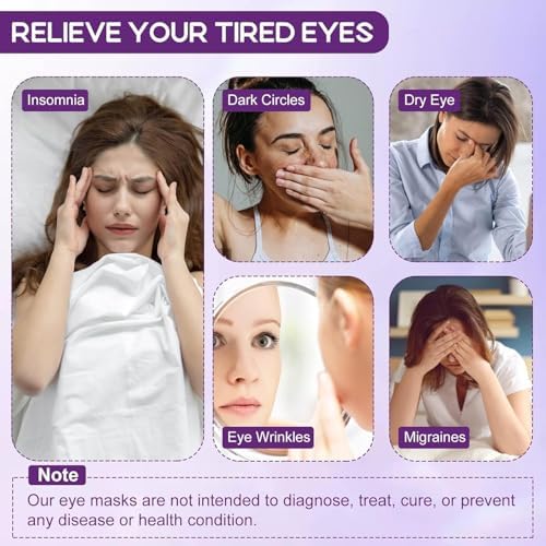 XPCARE 12 Pack Steam Eye Mask Disposable for Dry Eyes Cornea Care-Unscented - Image 6